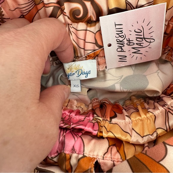 NWT Rays for Days Betony Jumper Size XS Satin Bardot Floral $256 - Picture 15 of 16